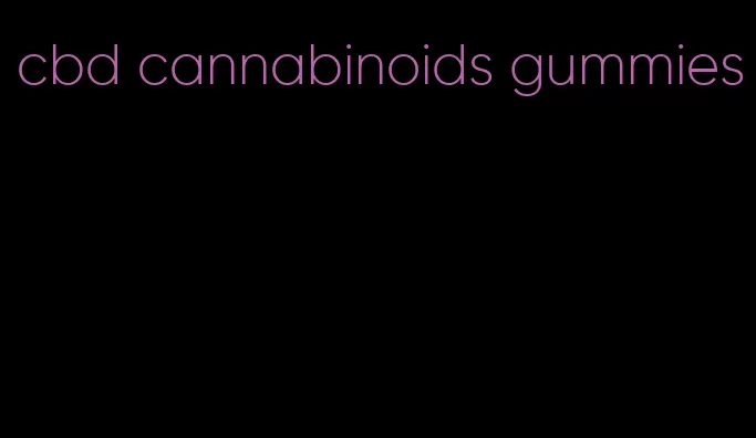 cbd cannabinoids gummies