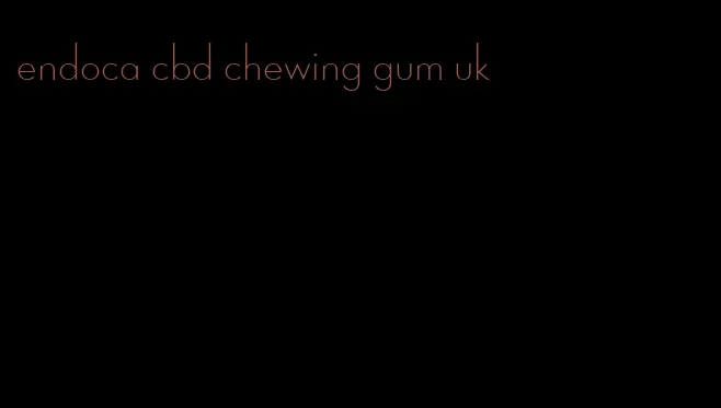 endoca cbd chewing gum uk