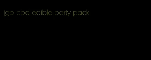 jgo cbd edible party pack