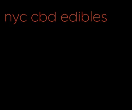 nyc cbd edibles