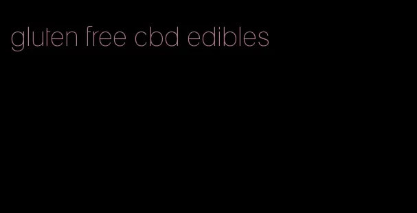 gluten free cbd edibles