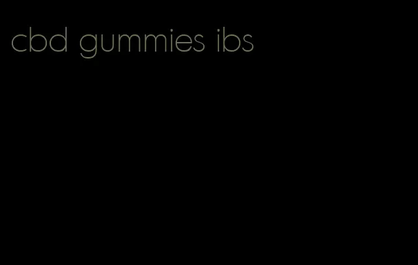 cbd gummies ibs