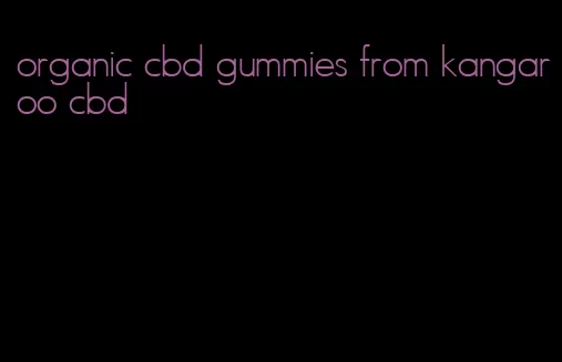 organic cbd gummies from kangaroo cbd