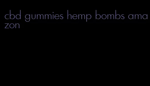 cbd gummies hemp bombs amazon