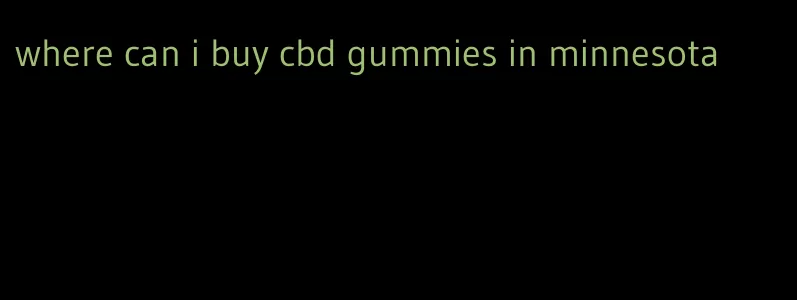 where can i buy cbd gummies in minnesota