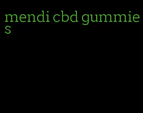 mendi cbd gummies