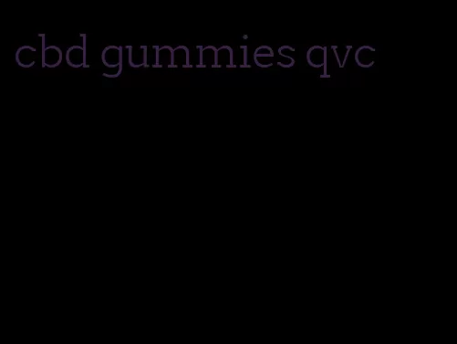 cbd gummies qvc