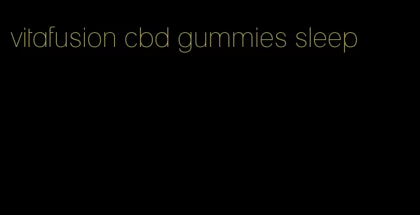 vitafusion cbd gummies sleep