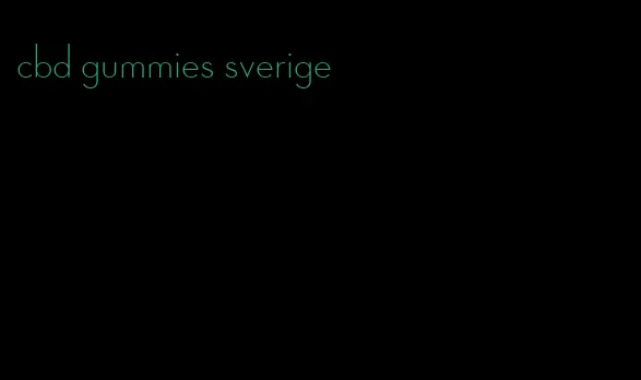 cbd gummies sverige