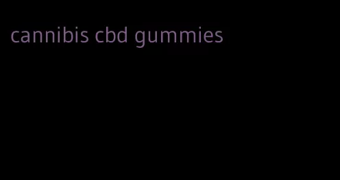 cannibis cbd gummies