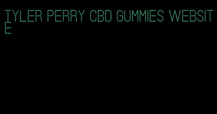 tyler perry cbd gummies website