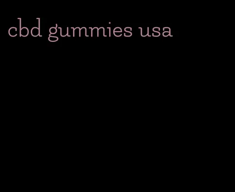 cbd gummies usa