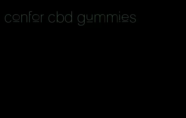 confor cbd gummies