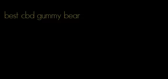 best cbd gummy bear