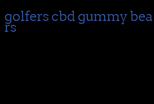 golfers cbd gummy bears