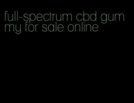 full-spectrum cbd gummy for sale online