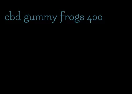 cbd gummy frogs 400