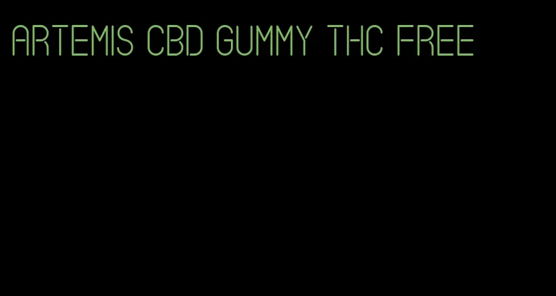 artemis cbd gummy thc free