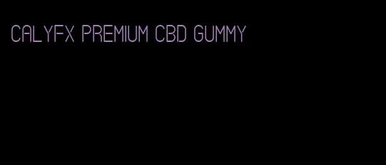 calyfx premium cbd gummy