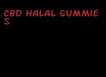 cbd halal gummies