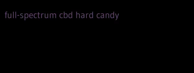 full-spectrum cbd hard candy