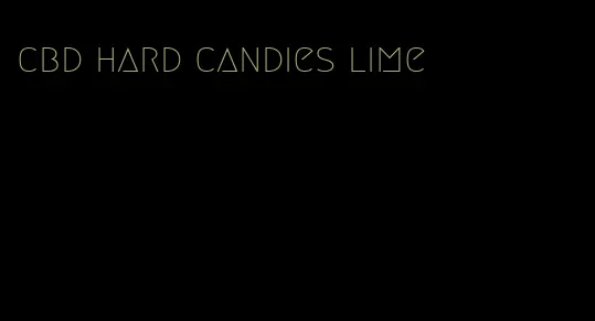 cbd hard candies lime