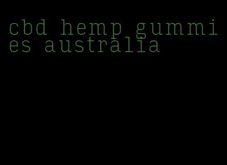 cbd hemp gummies australia