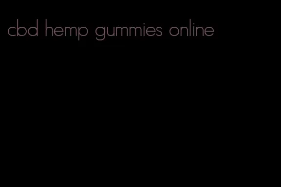 cbd hemp gummies online