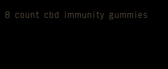 8 count cbd immunity gummies