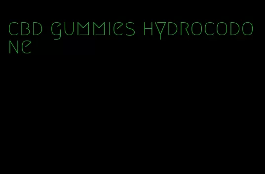 cbd gummies hydrocodone