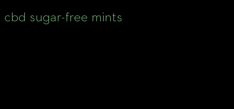 cbd sugar-free mints