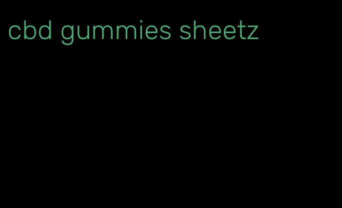 cbd gummies sheetz