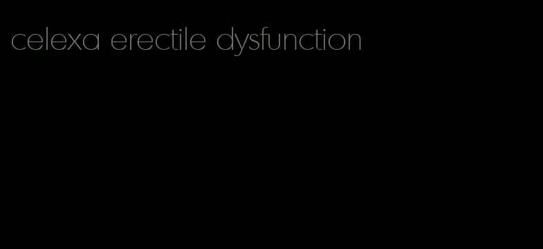 celexa erectile dysfunction