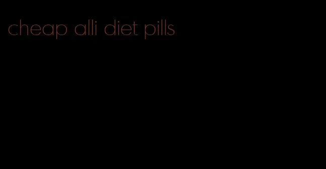 cheap alli diet pills