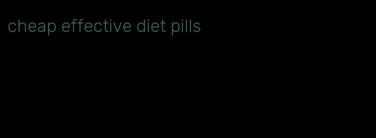 cheap effective diet pills