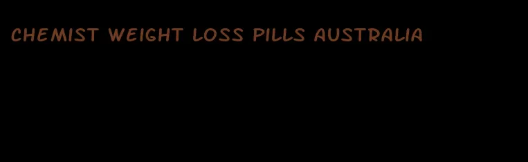 chemist weight loss pills australia