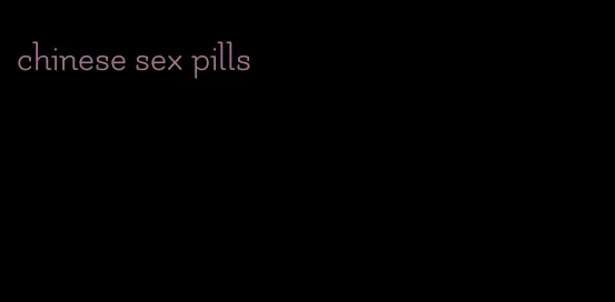 chinese sex pills