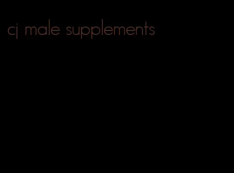 cj male supplements