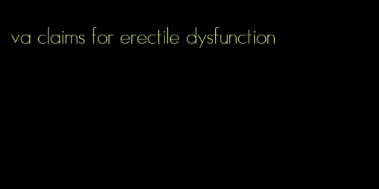 va claims for erectile dysfunction