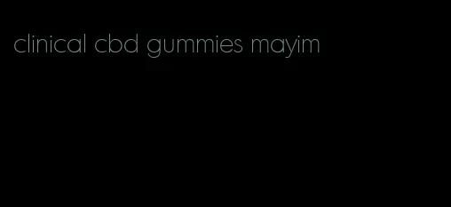 clinical cbd gummies mayim