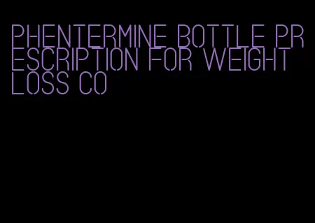 phentermine bottle prescription for weight loss co