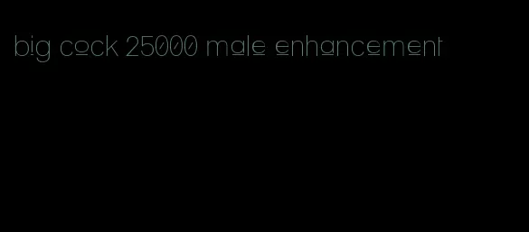 big cock 25000 male enhancement