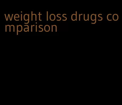 weight loss drugs comparison