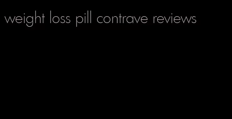 weight loss pill contrave reviews