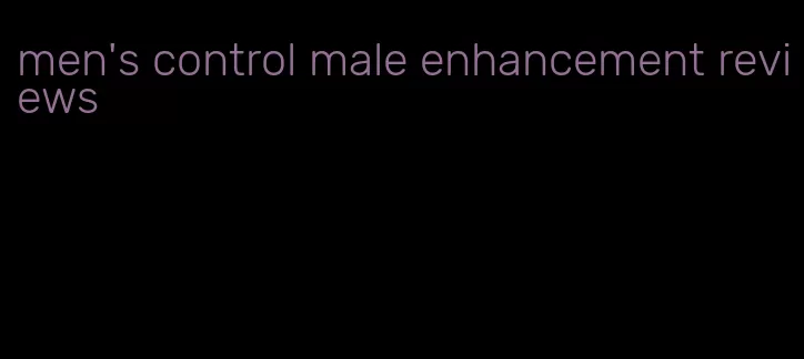 men's control male enhancement reviews