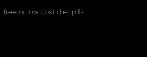 free or low cost diet pills