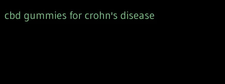 cbd gummies for crohn's disease