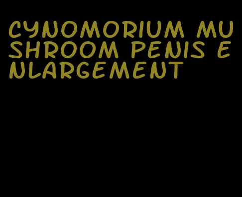 cynomorium mushroom penis enlargement