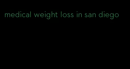 medical weight loss in san diego