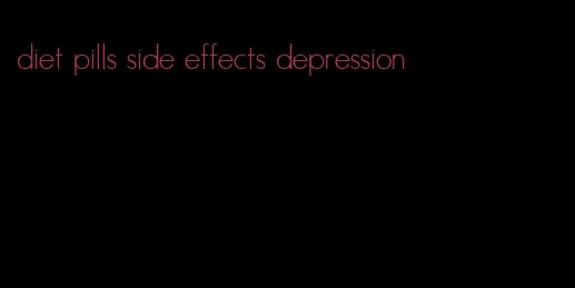 diet pills side effects depression